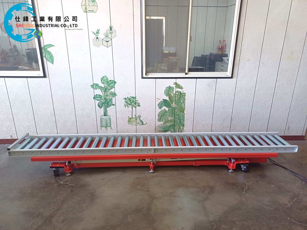 滾筒台升降輸送機