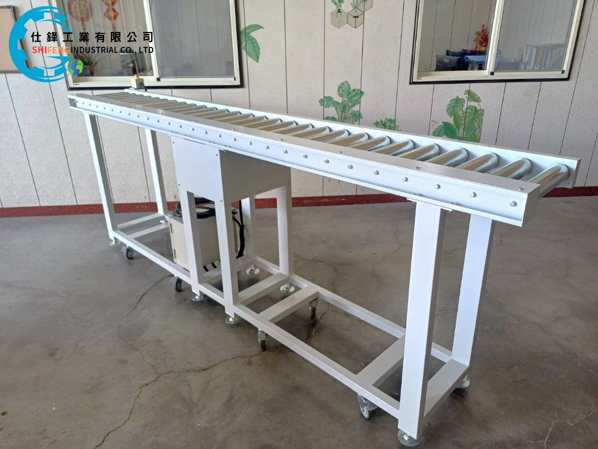 鋼鈑烤漆動力滾筒輸送機