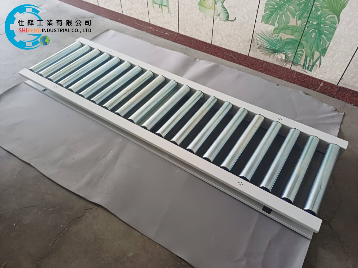 鋼鈑烤漆無動力滾筒輸送機