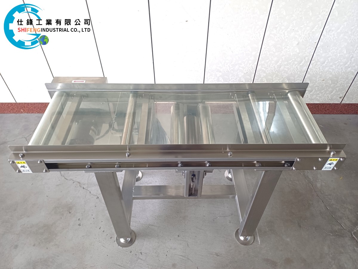 不銹鋼透明皮帶平面輸送機