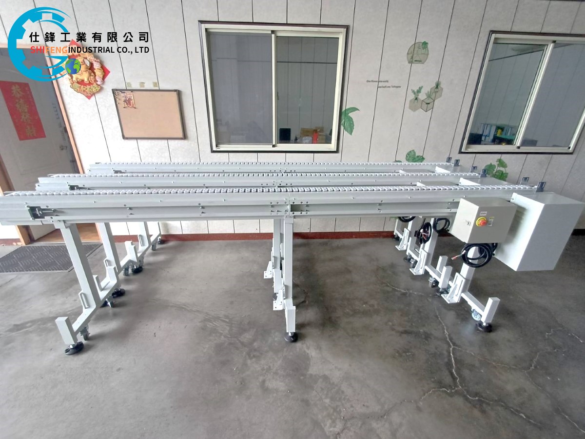 鋼鈑烤漆鏈條治具輸送機