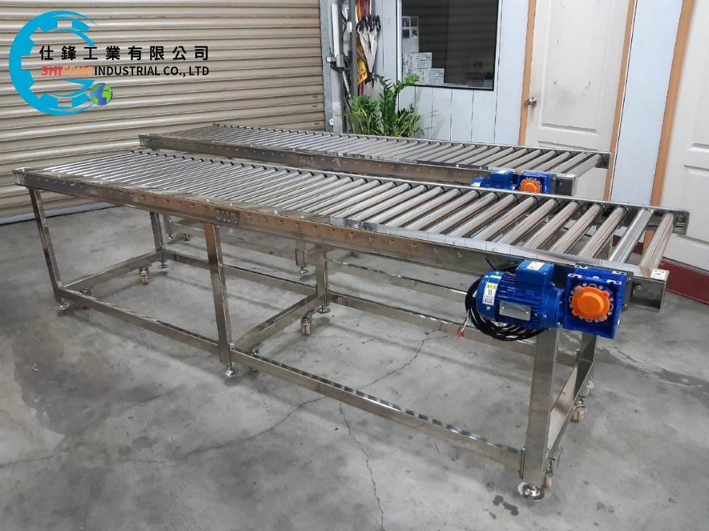 不鏽鋼動力滾筒輸送機&案例一
