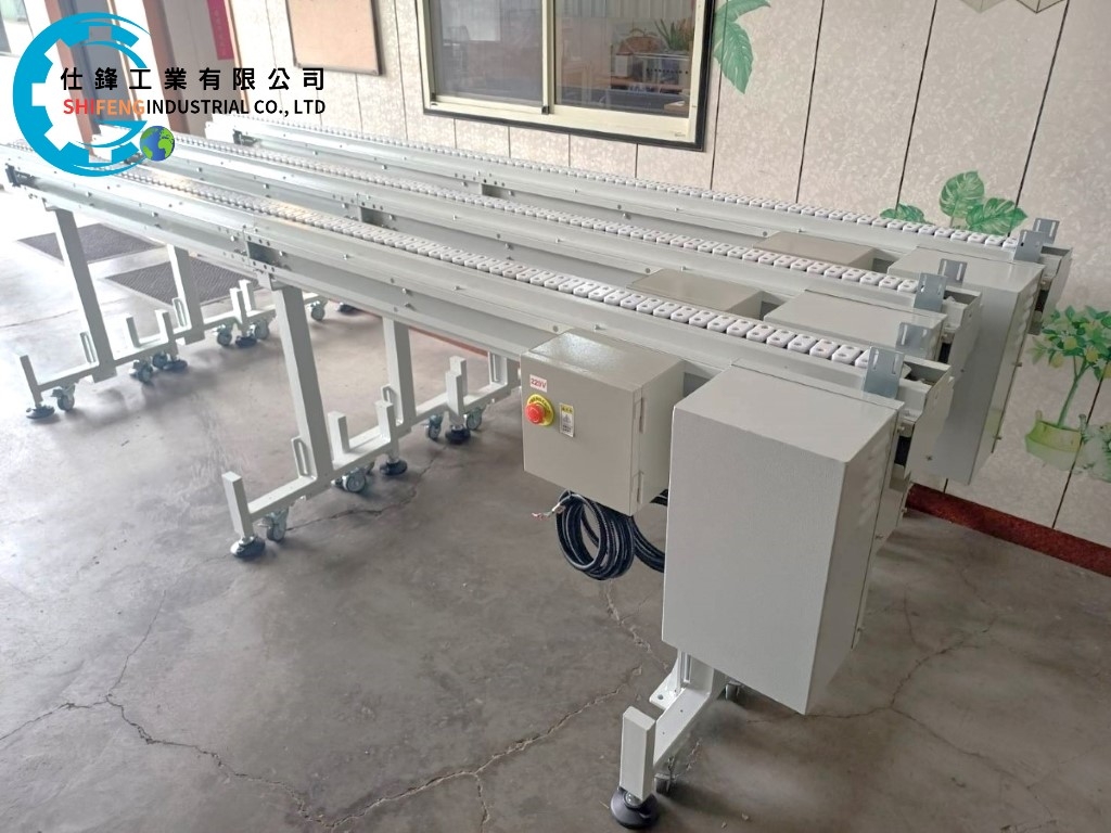 鋼鈑烤漆鏈條治具輸送機&客戶案例六